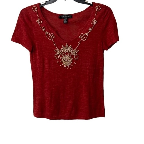 Cable & gauge beaded top - Picture 1 of 7